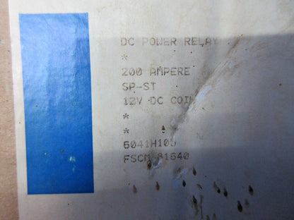 Piper Cutler Hammer Relay 12v P/N 6041H105A  (0124-1514)