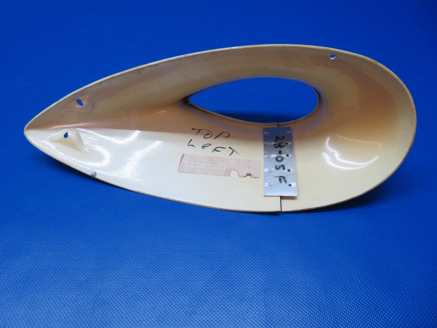 Cessna 172 Texas Aeroplastics LH Upper MG Fairing P/N 28-05LGF (1223-1403)