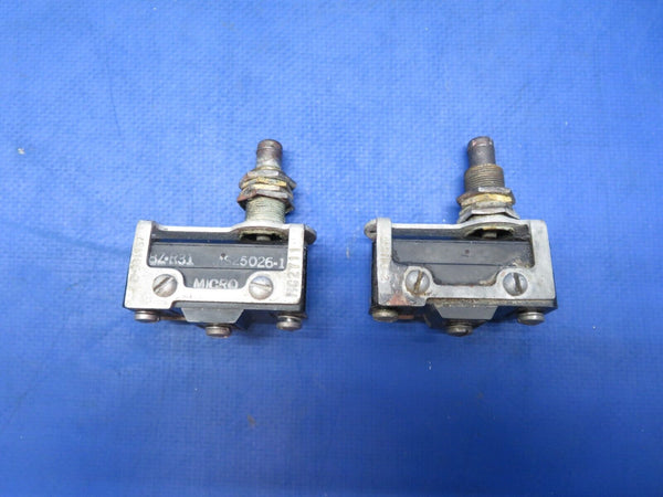 Beech C-35 Bonanza Micro Limit Switch P/N MS25026-1 LOT OF 2 (1023-239)