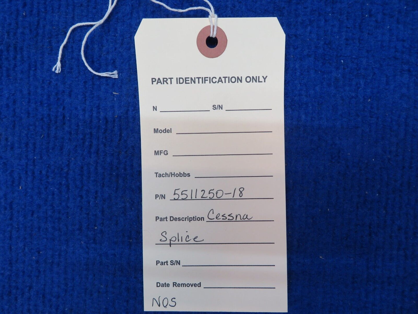 Cessna Splice w/ 8130 P/N 5511250-18 NOS (0622-709)