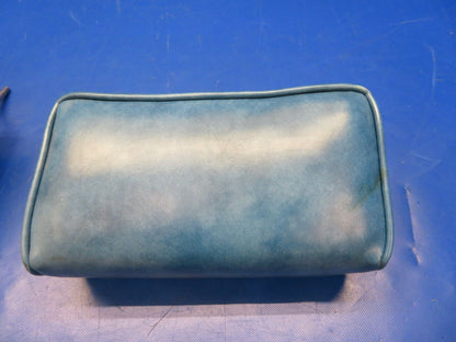 Aircraft Cessna Piper Headrests Leather Turquoise  Zippered 1 PAIR (0918-180)
