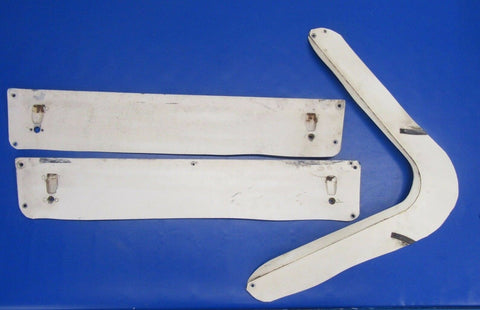 Piper Cherokee PA-28 Cowl Fairing V Channel Lower & Receptacles 1017-108)