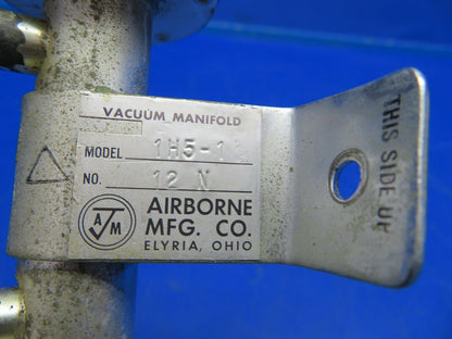 Cessna 310P Airborne Vacuum Manifold Assy P/N 1H5-1 (0620-711)