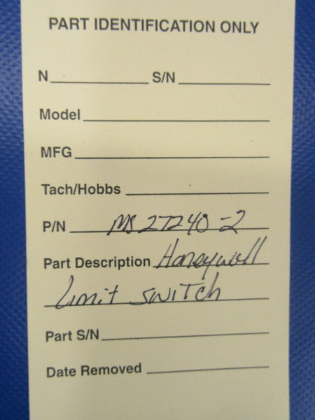 Honeywell Micro Switch Landing Gear Limit Switch P/N MS27240-2 (0818-40)