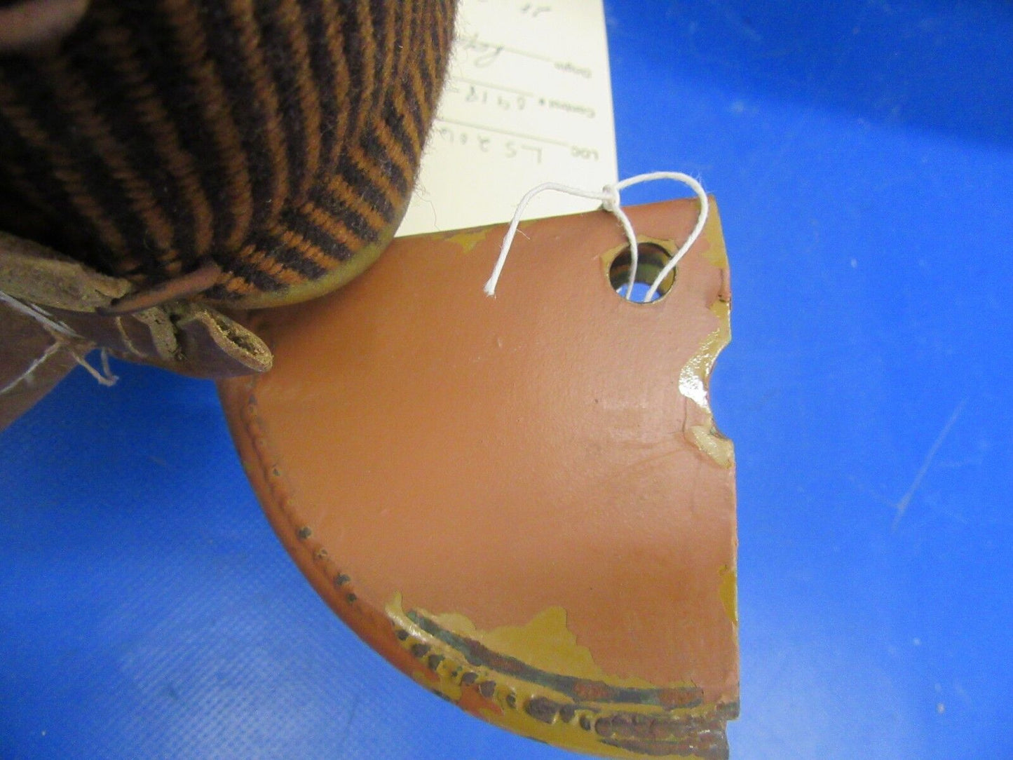 Cessna Cabin Seat Early Model Brown Leather & Cloth (0918-83)