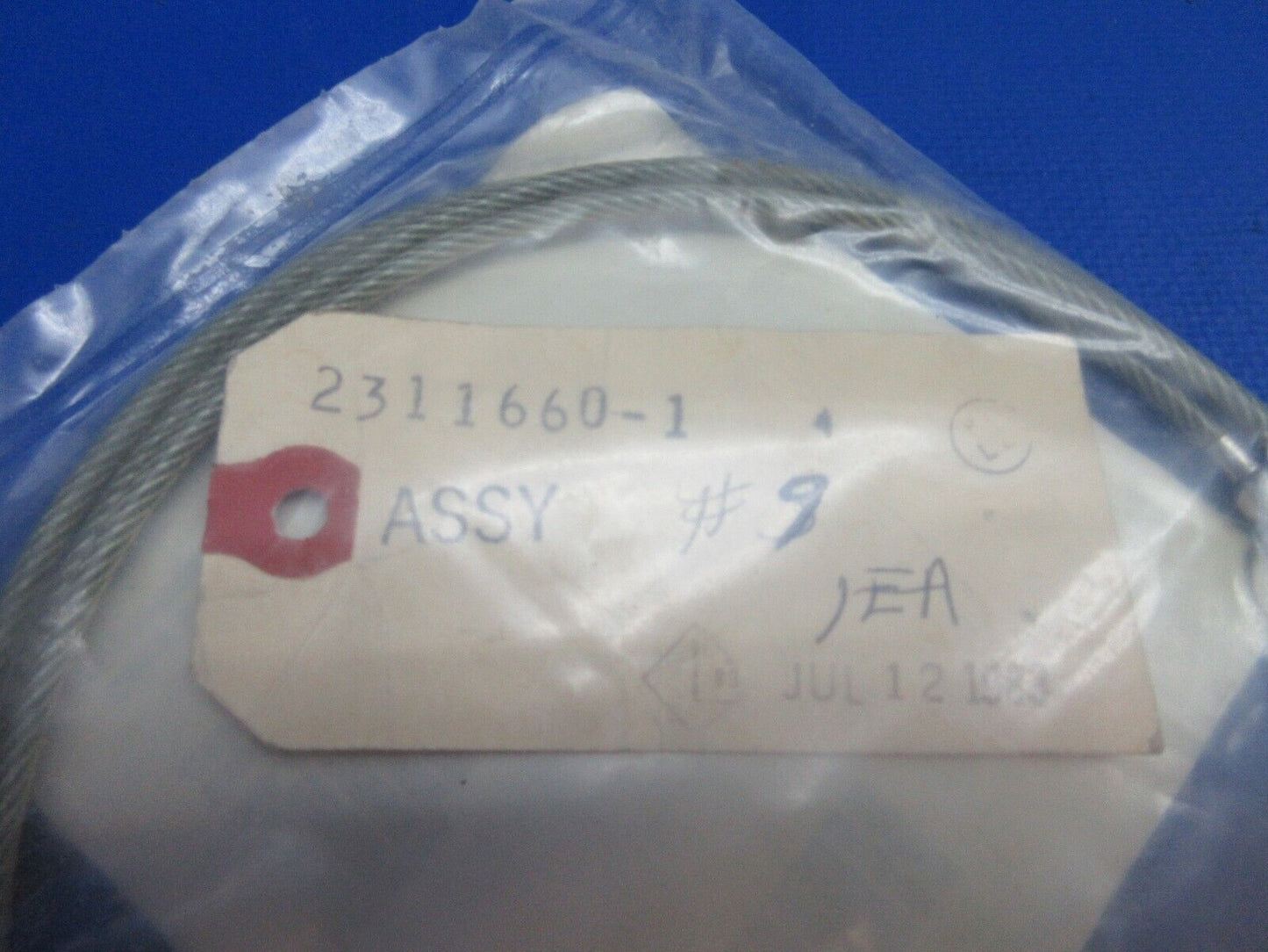 Bombardier Lear Jet Cable P/N 2311660-1 NOS (0923-924)