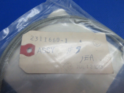 Bombardier Lear Jet Cable P/N 2311660-1 NOS (0923-924)