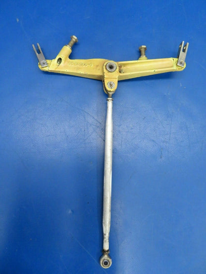 Beech Baron E-55 Bellcrank Aileron w/ Rod RH 35-521158-8, 35-52152-4 (1219-75)