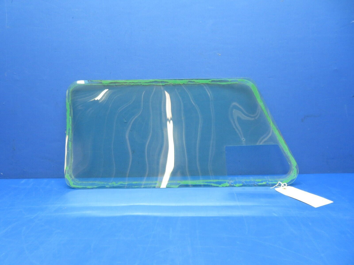 Beech A24R LH Cabin Door Window Green Tint P/N 169-420038-35 (0923-546)
