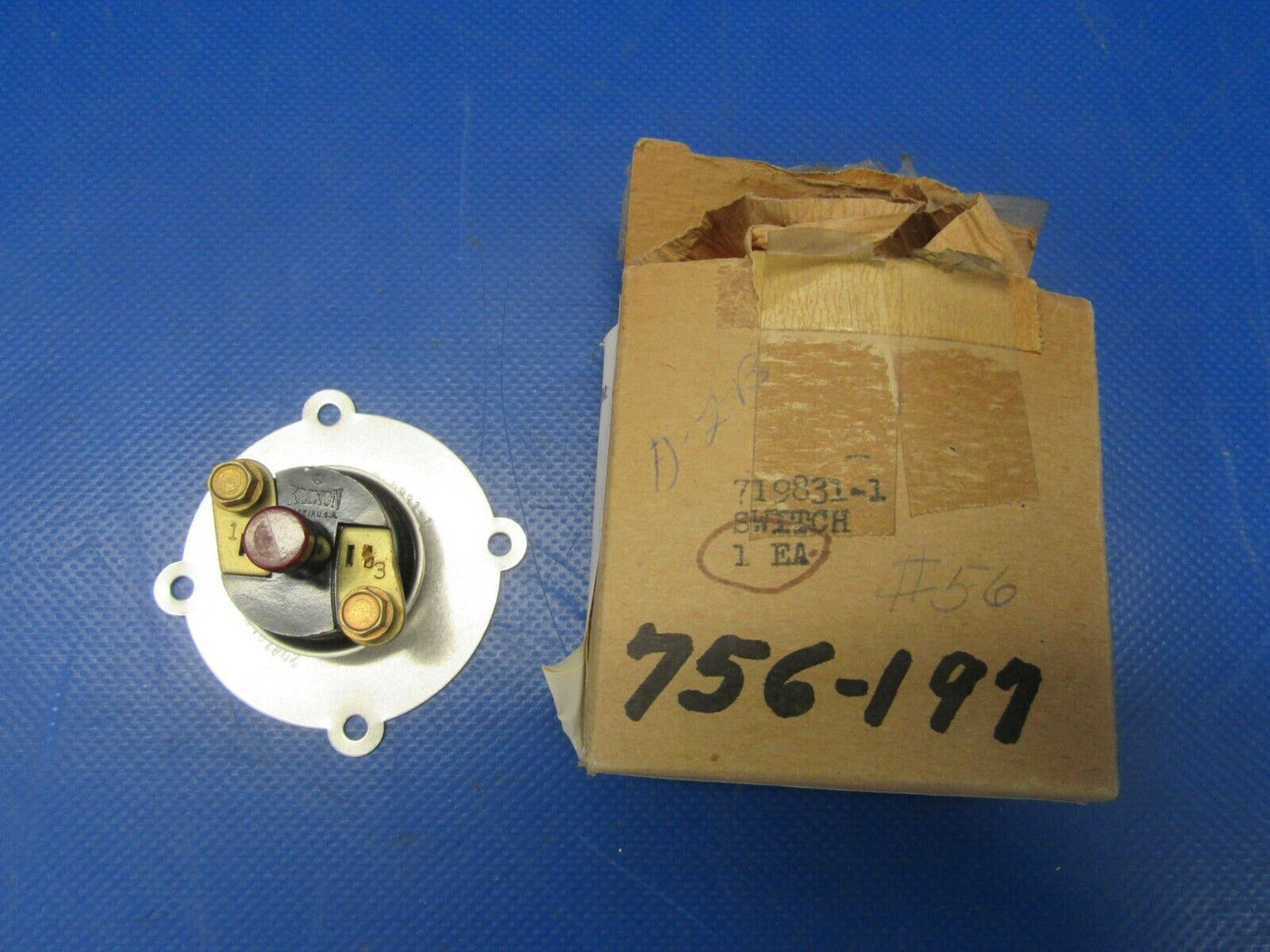 Piper Southwind Klixon Over Heat Switch Aircraft Heater 756-197 NOS (0419-30)