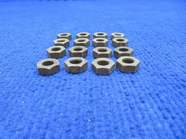 Steel Jam Nut Machined for O-Ring P/N AN6289-4 LOT OF 16 NOS (0722-474)