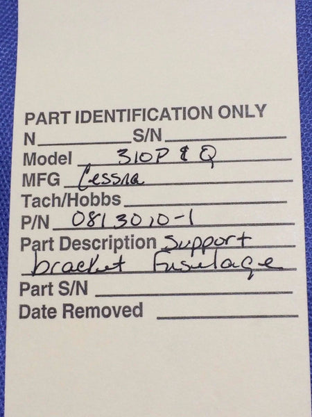 Cessna 310P & 310Q Support Bracket Fuselage P/N 0813010-1 (0916-70)
