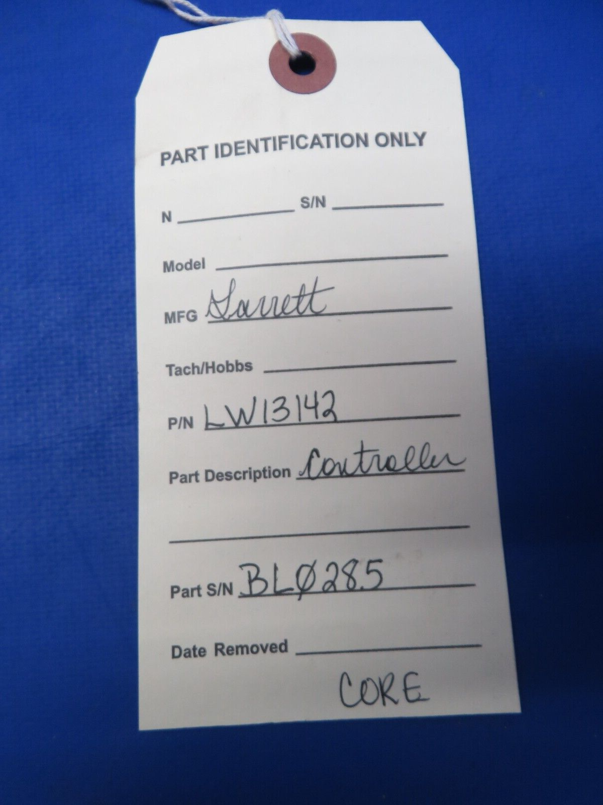 Garrett Controller P/N LW13142 CORE (1123-282)