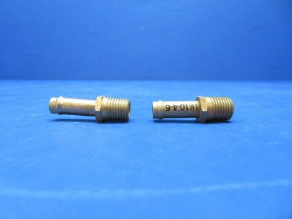 Rapco Vacuum System Fitting P/N 1K10-4-6 LOT OF 2 NOS (0923-569)
