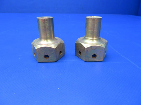 Cessna 182 Main Gear Axle Nut 2 3/8" P/N 0441130-2 LOT OF 2 NOS (0922-491)