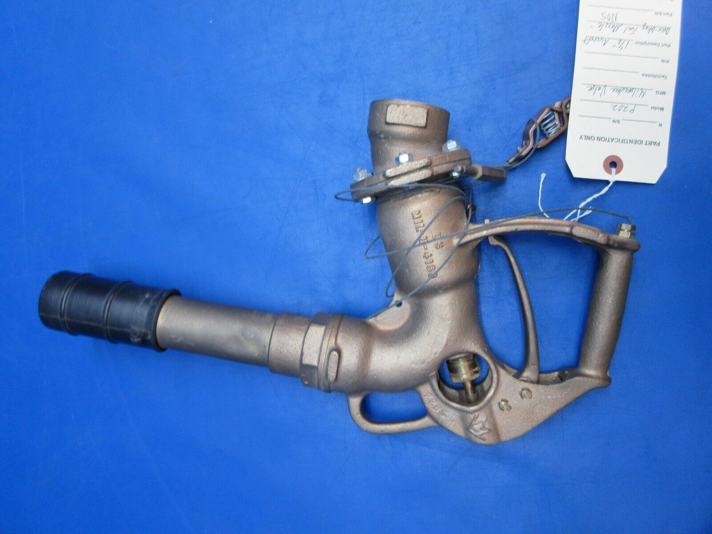 Milwaukee Valve P202 1-1/2" Aircraft Over-Wing Fuel Nozzle NOS (1123-786)