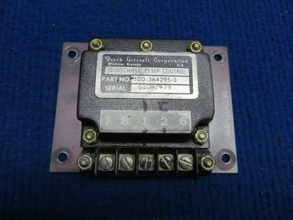 Beech 58 Baron Windshield Temperature Control P/N 100-364295-3 (0322-505)