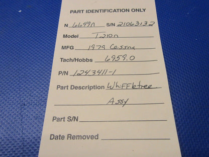 Cessna 210 / T210N Whiffletree Assembly P/N 1243411-1 (0421-329)