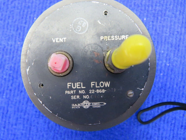 Brantly B-2B Twin Fuel Flow Pressure Indicator P/N 22-868-032 (0222-280)