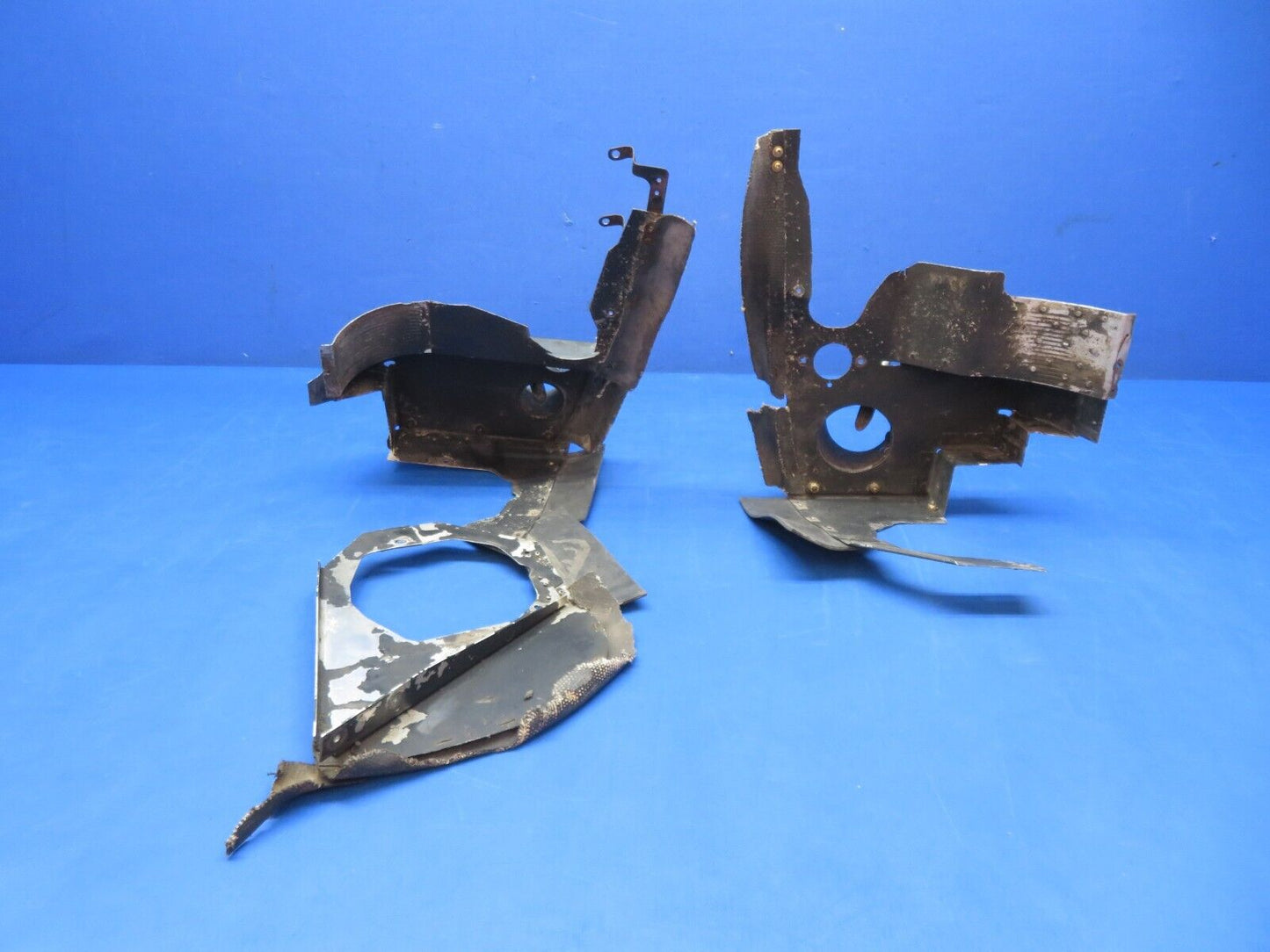 Piper PA-28-140 LH & RH Rear Engine Baffle P/N 66722-00 FOR PARTS (1123-264)