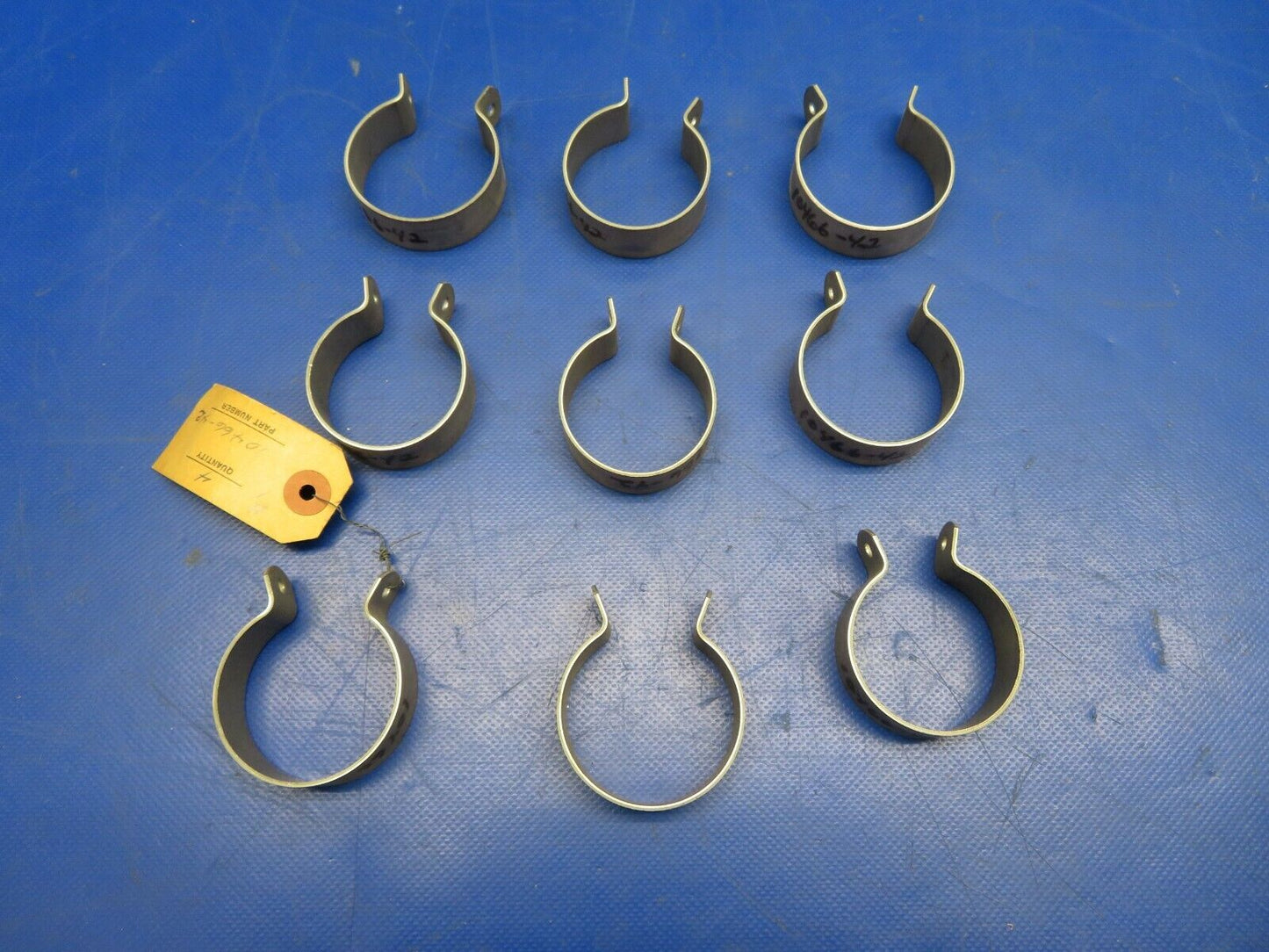 Piper Clamp NOS P/N 10466-42 LOT OF 9 (0720-130)