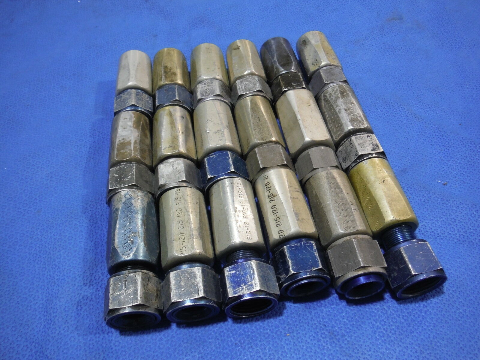 Hose Coupling  LOT OF 17  P/N 1120-12 & MS24590 & 215-12  (715-99)