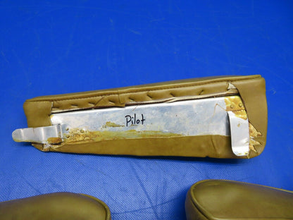 1955 Beech F35 Bonanza Armrest LH FWD & AFT, RH AFT (1021-168)