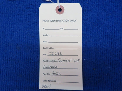 Comant VHF Antenna P/N CI292-1 (0622-558)