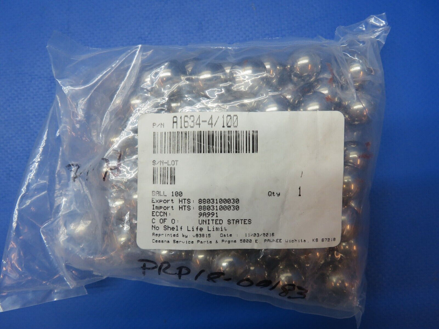 McCauley Threaded Propeller Ball Bearing LOT OF 70 P/N A1634-4 NOS (0523-616)
