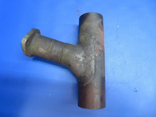 Piper PA-28R-201T TSIO-360 Exhaust Tee Assy Cylinder #4 P/N 654262 (1122-841)
