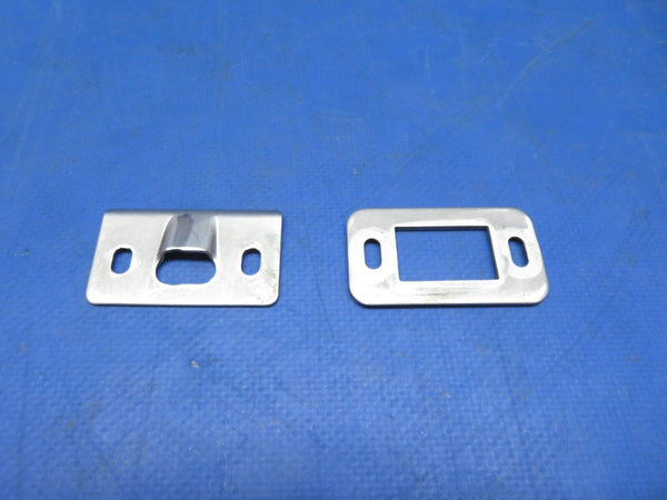 Piper PA-28-180 Door Latch Strike Plate P/N 63040-00 LOT OF 2 (0923-498)