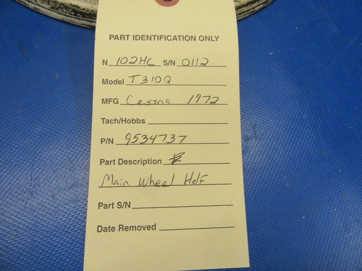 Cessna 310 / T310Q 6.50-10 Main Wheel Half P/N 9534737 (0519-395)