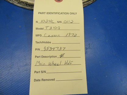 Cessna 310 / T310Q 6.50-10 Main Wheel Half P/N 9534737 (0519-395)