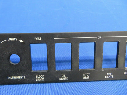 Cessna 182P Astronics Panel Electroluminescent 801875-00, 1213364-3 (0820-12)