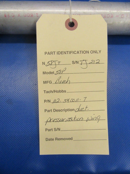 Beech Baron 58P Duct Pressurization Wing P/N 102-540011-7 (0318-216)