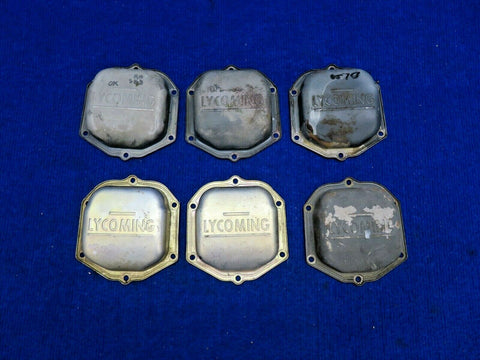 Lycoming Valve Cover LOT OF 6 P/N 61247 (0222-661)