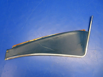 1956 Beech G35 Bonanza Armrest Rear Passenger RH Blue Vinyl (0620-392)