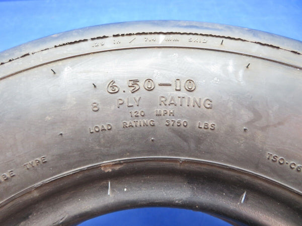 Goodyear Flight Special II 6.50 - 10 8 Ply Tire w/ Tube P/N 650C81-5 (0923-765)