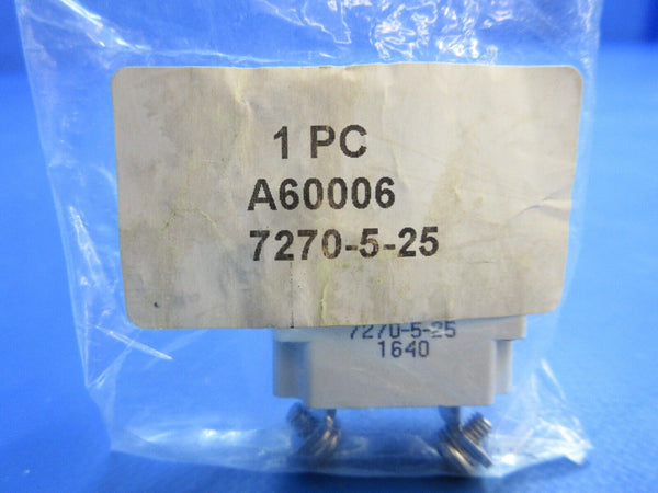 Klixon Circuit Breaker Toggle Switch P/N 7270-5-25 NOS (0823-134)