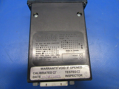 Cessna 310 / T310Q Insight TAS 1000 Air Data Computer P/N 1000-001 (0519-217)