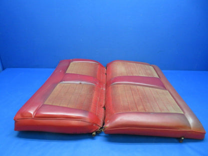 Piper PA-28R-180 Rear Seat Assy Red Vinyl P/N 65700-06 (1123-399)