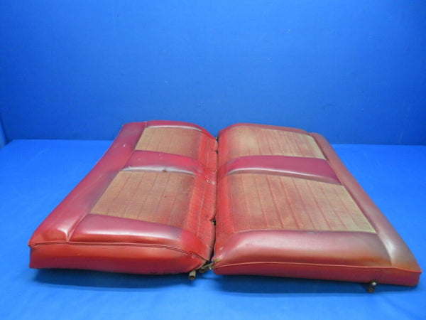 Piper PA-28R-180 Rear Seat Assy Red Vinyl P/N 65700-06 (1123-399)