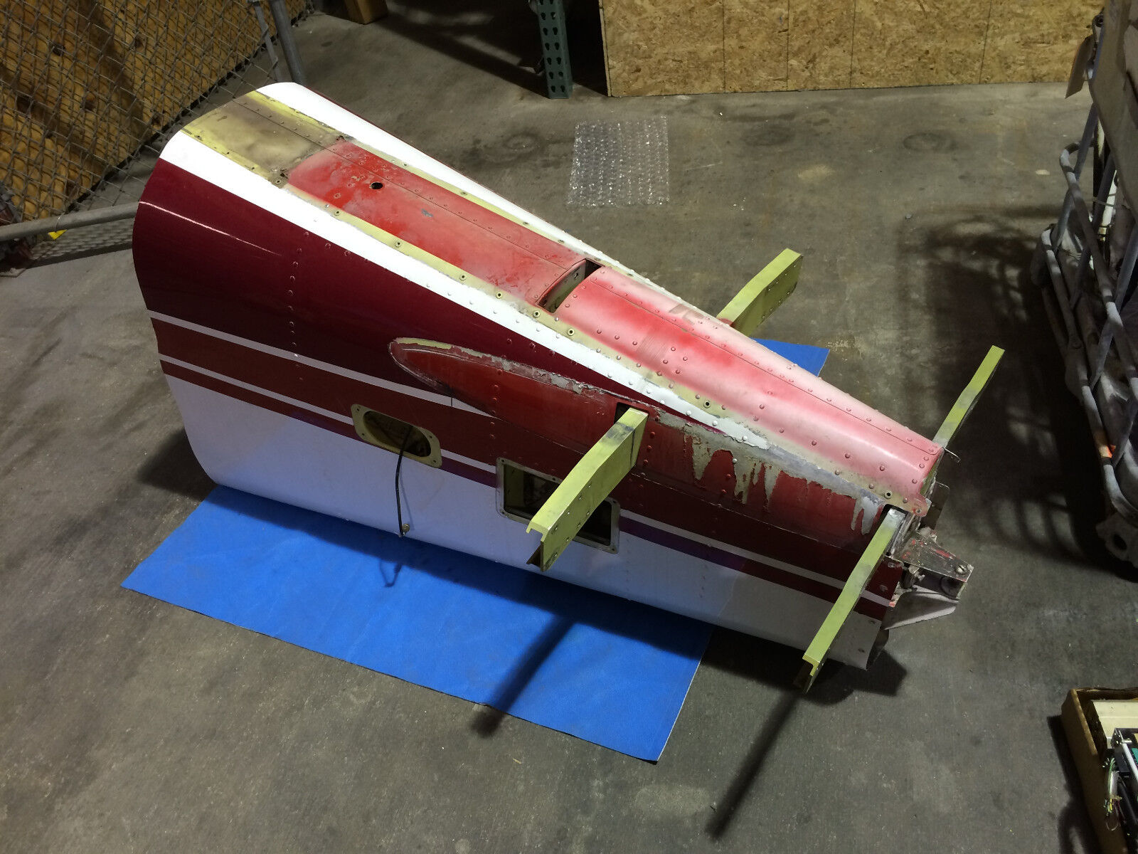 1979 Beech Baron B55 Aft Section Fuselage  (0416-65)