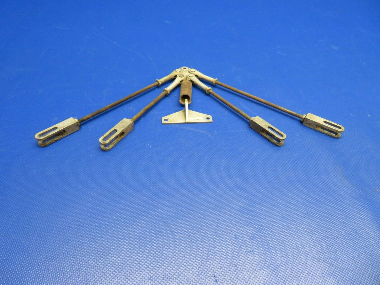 1960 Cessna 210 Main Gear Lock Rods w/ Plate P/N 1241030-1 (0221-195)