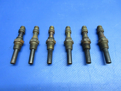 Continental TSIO-360 Fuel Injection Nozzle P/N 633608 SET OF 6 (0523-385)