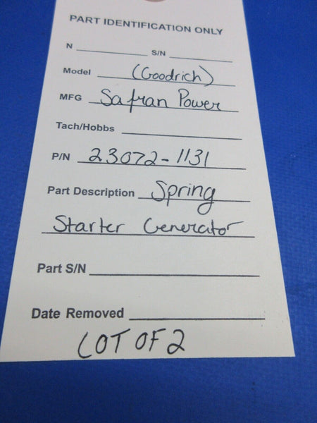 Safran Power Goodrich Spring Starter Generator 23072-1131 LOT OF 2 (0923-903)