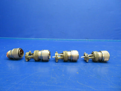 Matrix Amphenol Circular Connector P/N MS23456L20-24D LOT OF 4 (0720-846)