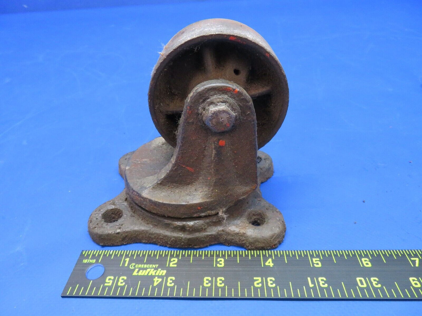 Vintage 3" Cast Iron Swivel Castors LOT OF 8 (0123-644)