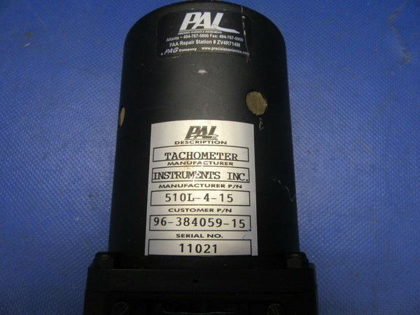 PAI Dual Tachometer P/N 96-384059-15, 510L-4-15 Internally Lighted (0921-465)