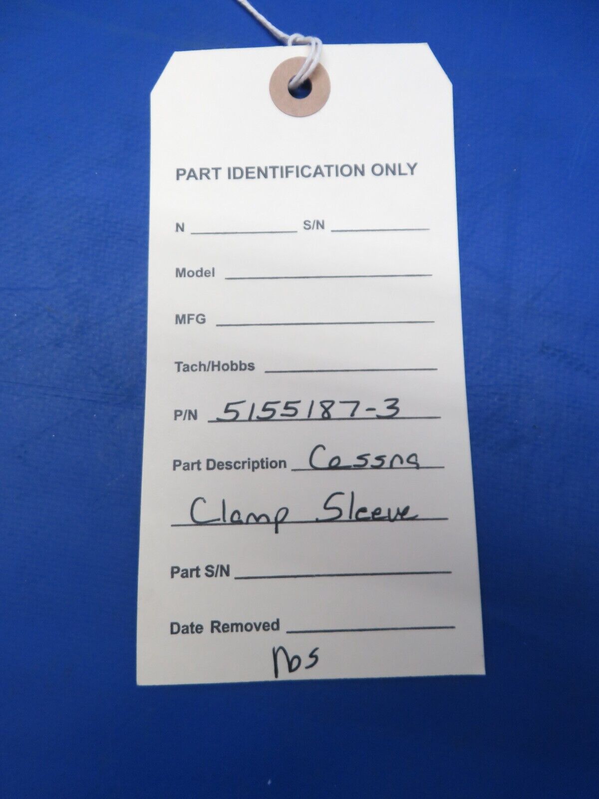 Cessna Clamp Sleeve P/N 5155187-3 NOS (0923-724)